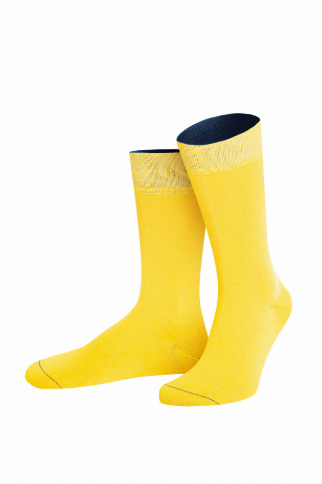 von Jungfeld Socken aus Bio-Baumwolle in Gelb