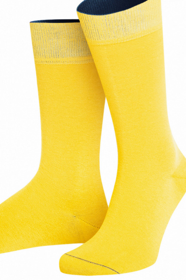 von Jungfeld Socken aus Bio-Baumwolle in Gelb