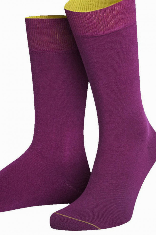 von Jungfeld Socken aus Bio-Baumwolle in Magenta