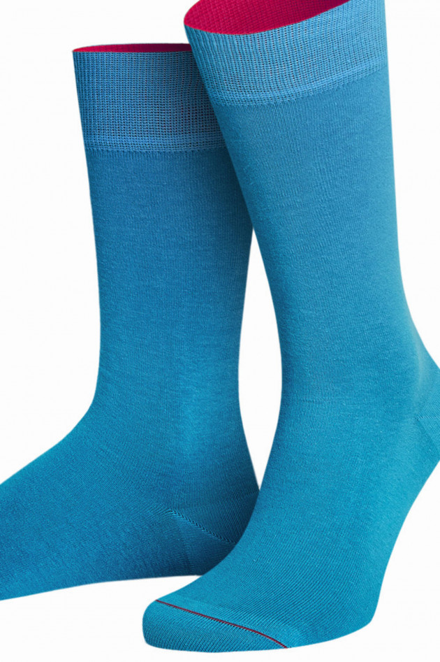 von Jungfeld Socken aus Bio-Baumwolle in Karibikblau