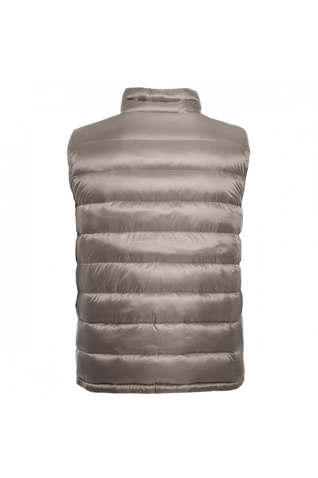 Herno Wende-Weste in Blau/Taupe