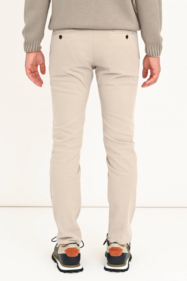 Windsor Hose mit Struktur in Beige