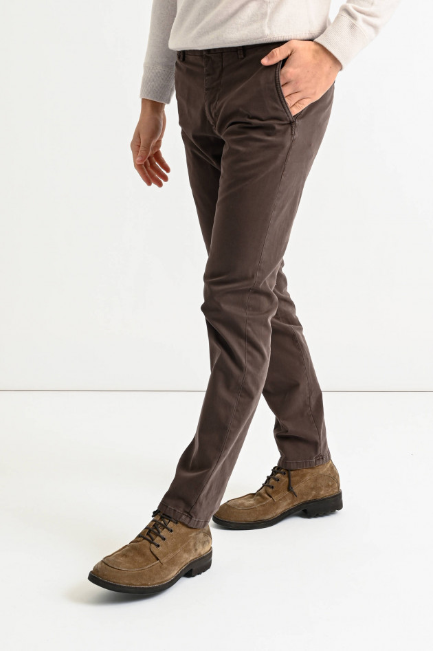 Windsor Klassiche Chino in Braun