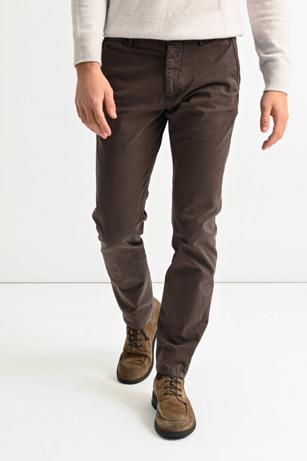 Windsor Klassiche Chino in Braun