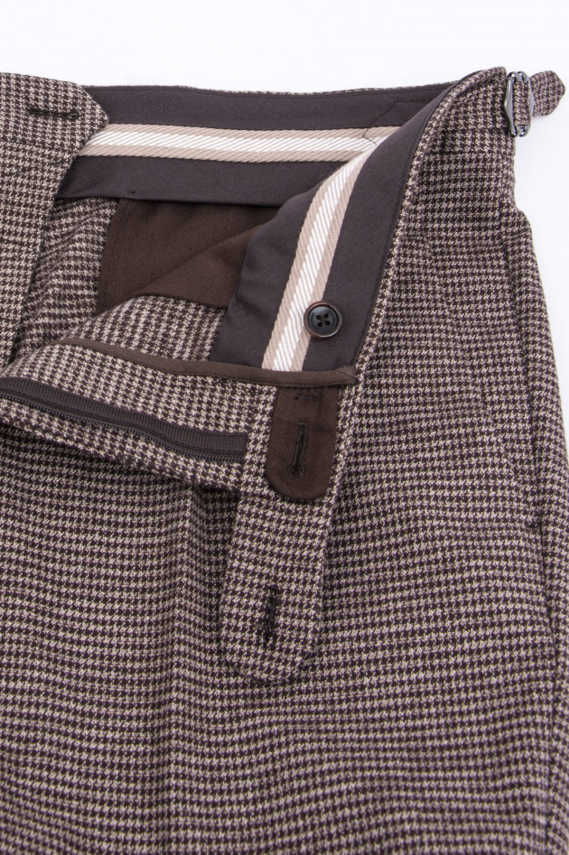 Windsor Hose SALVA in Braun/Beige