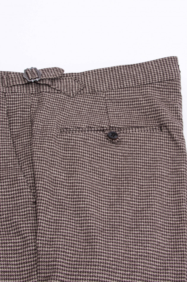 Windsor Hose SALVA in Braun/Beige