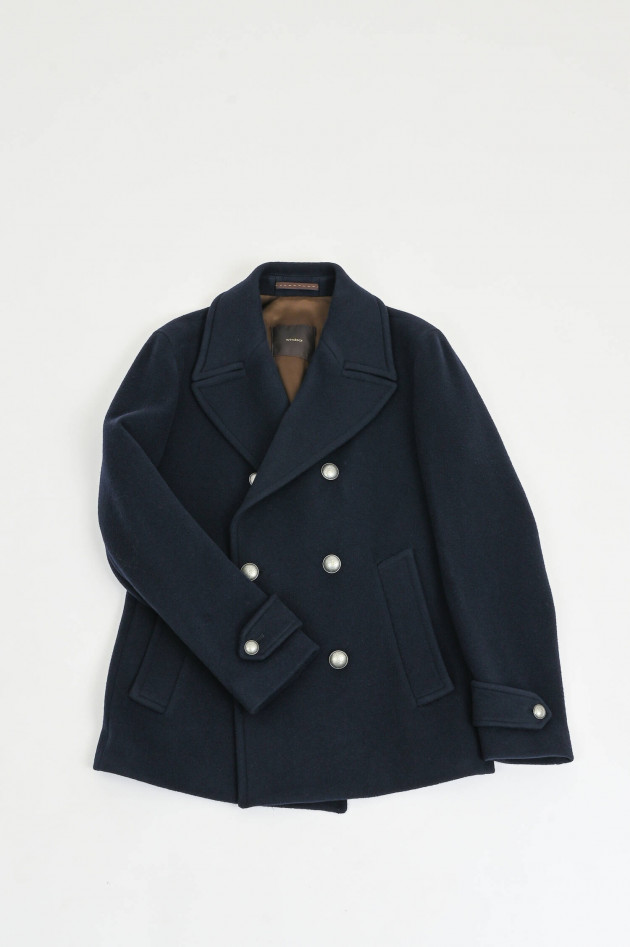 Windsor Canban-Jacke aus Woll-Mix in Navy