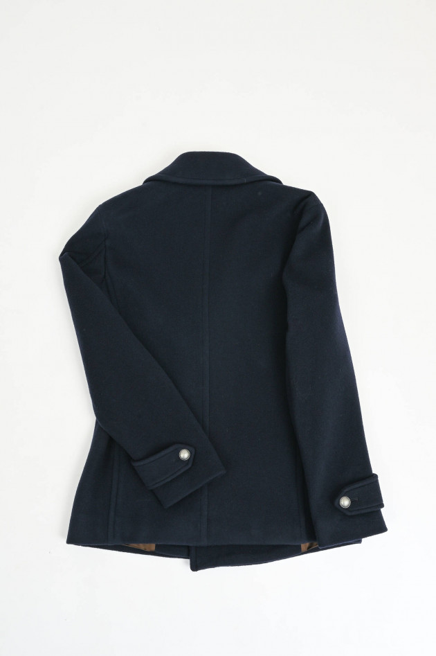Windsor Canban-Jacke aus Woll-Mix in Navy
