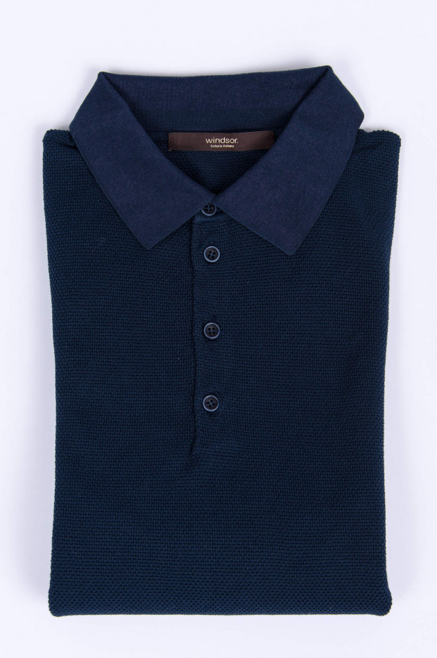 Windsor Poloshirt CAIUS in Navy