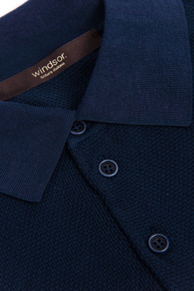 Windsor Poloshirt CAIUS in Navy