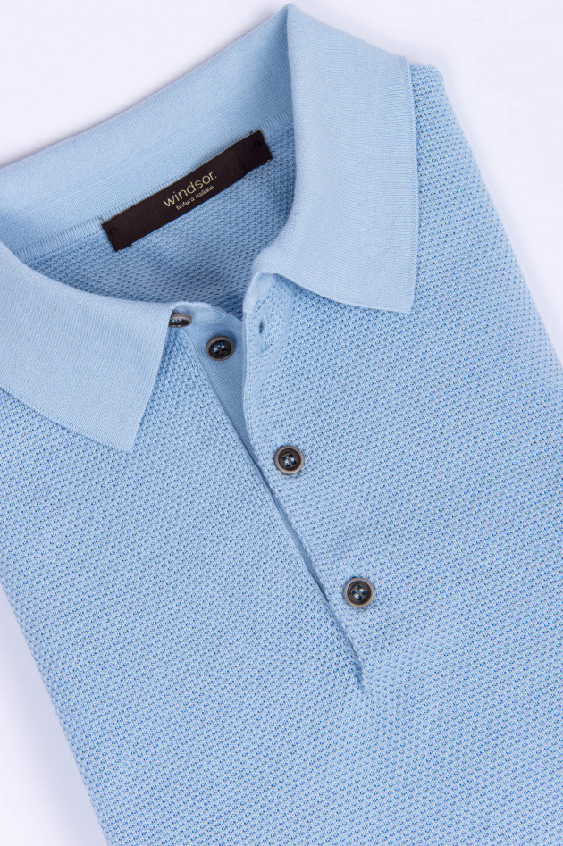 Windsor Poloshirt CAIUS in Hellblau