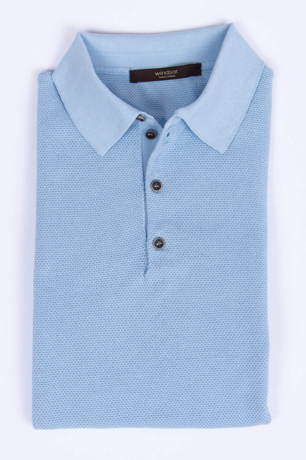 Windsor Poloshirt CAIUS in Hellblau