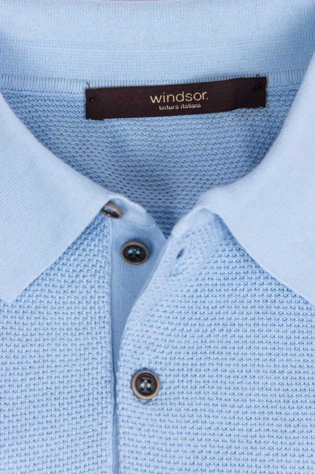 Windsor Poloshirt CAIUS in Hellblau