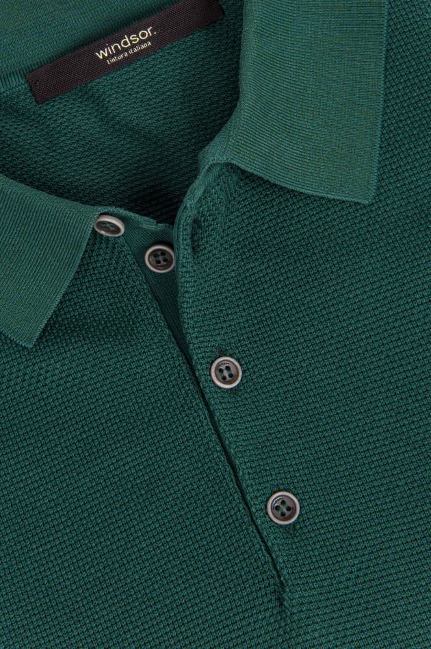 Windsor Poloshirt CAIUS in Tanne