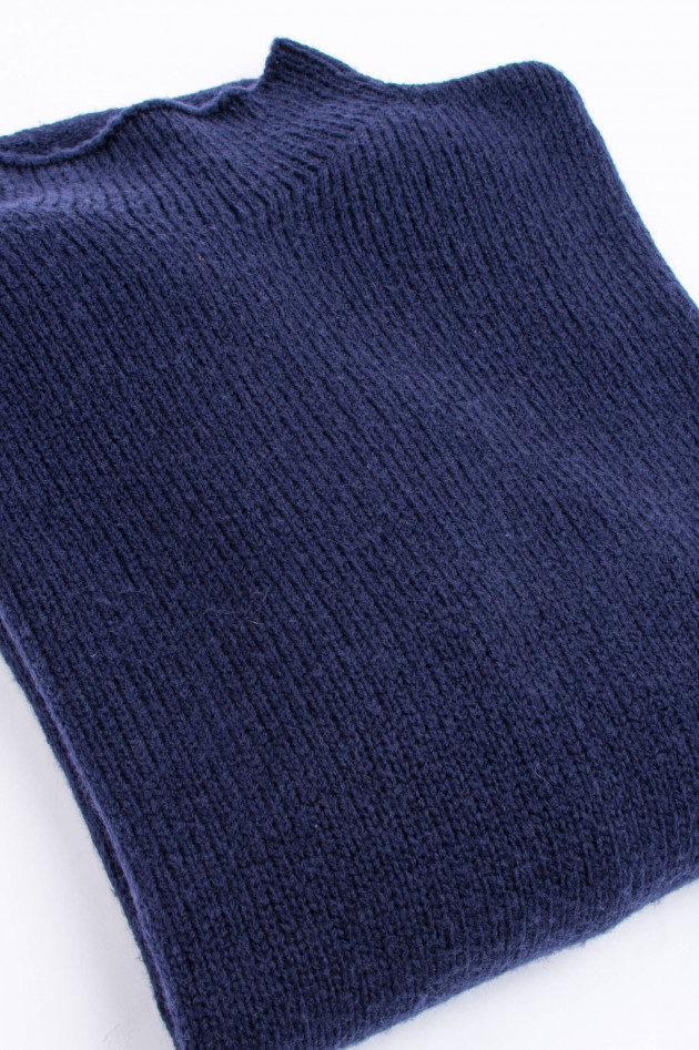 Windsor Pullover mit Stehkragen in Navy