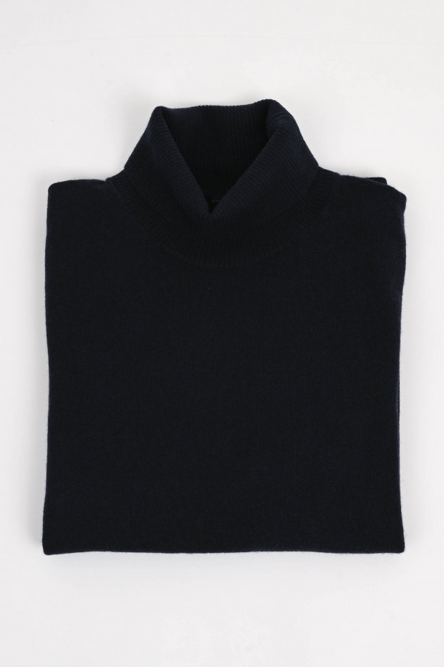 Windsor Cashmere Rollkragenpullover in Navy