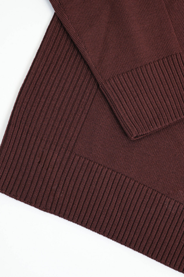 Windsor Pullover aus Wolle in Aubergine