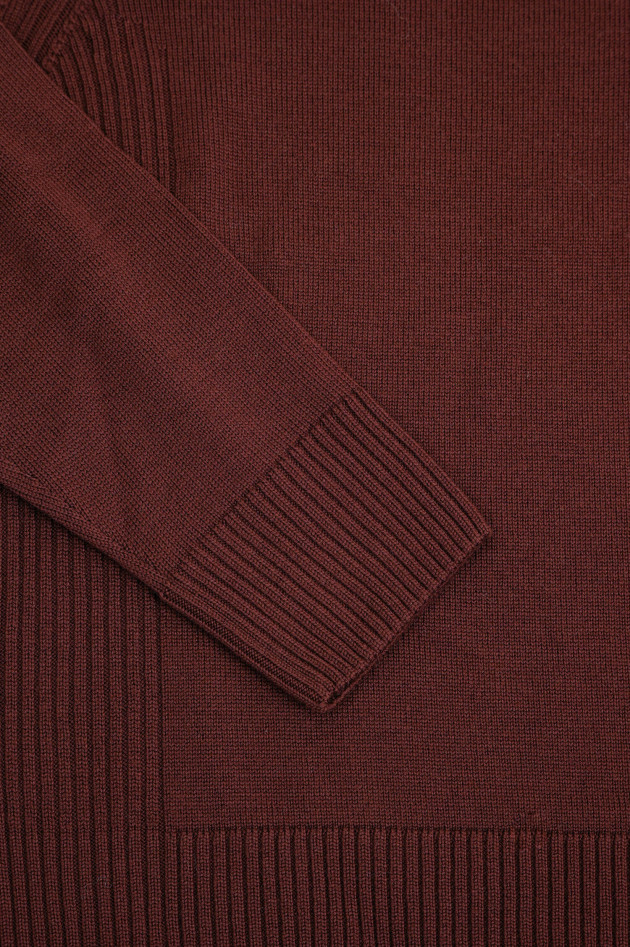 Windsor Pullover aus Wolle in Aubergine