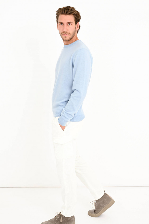 Windsor Kaschmir Pullover in Hellblau