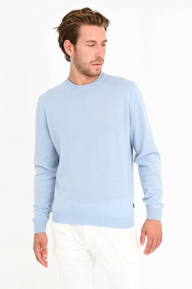 Windsor Kaschmir Pullover in Hellblau