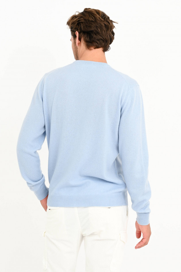 Windsor Kaschmir Pullover in Hellblau