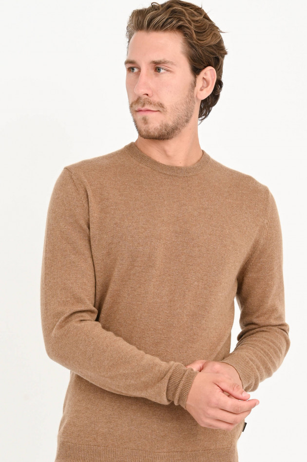 Windsor Kaschmir Pullover in Camel