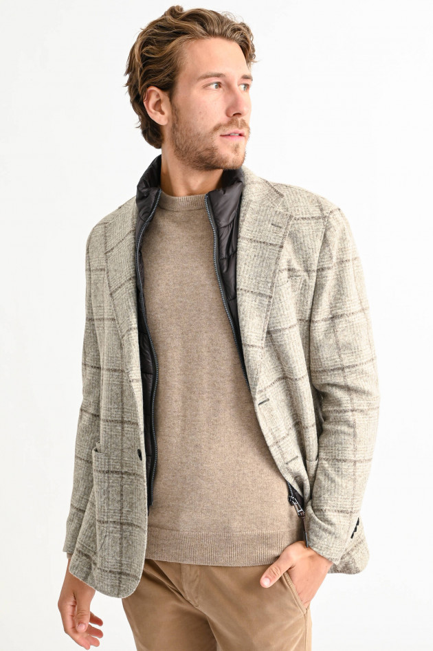 Windsor Sakko mit Inlay in Beige