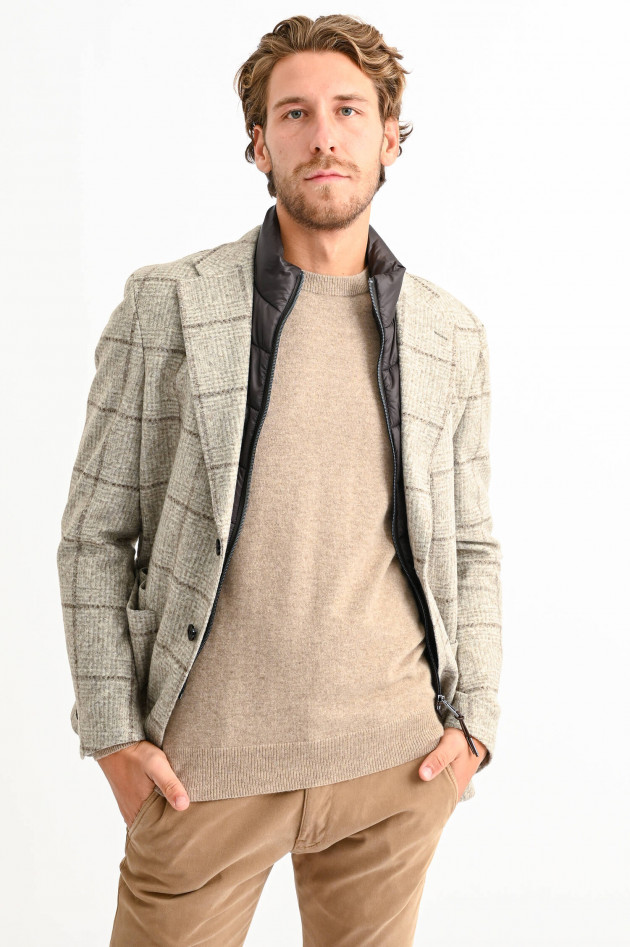 Windsor Sakko mit Inlay in Beige