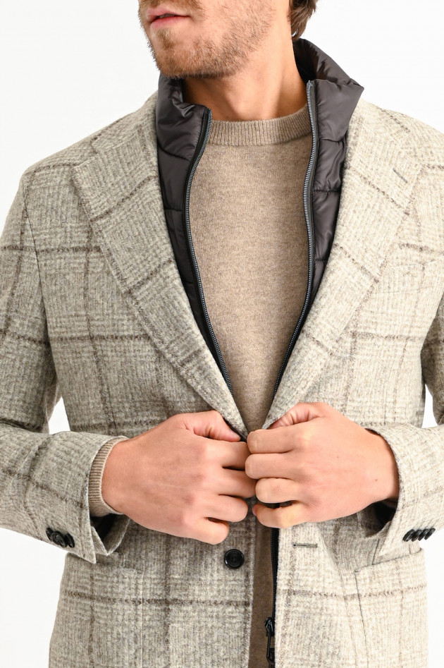 Windsor Sakko mit Inlay in Beige