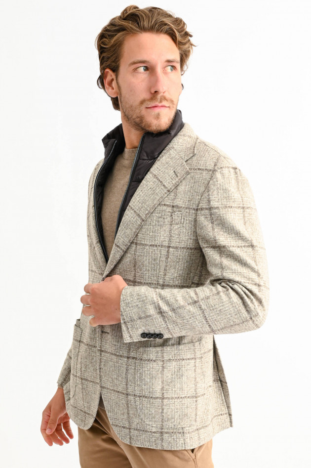 Windsor Sakko mit Inlay in Beige