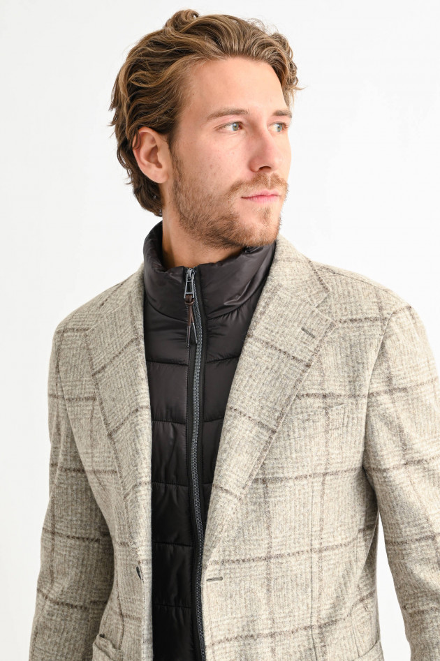 Windsor Sakko mit Inlay in Beige