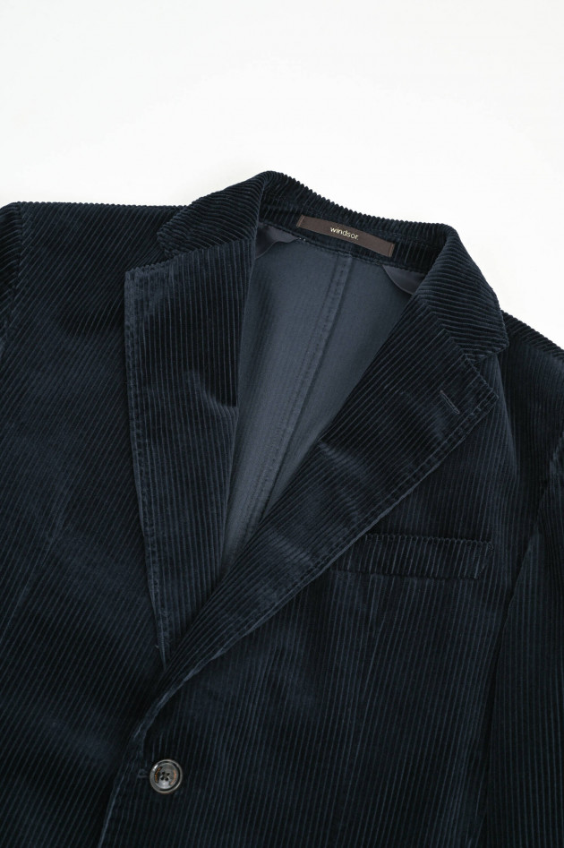 Windsor Cord-Sakko GIRO in Navy