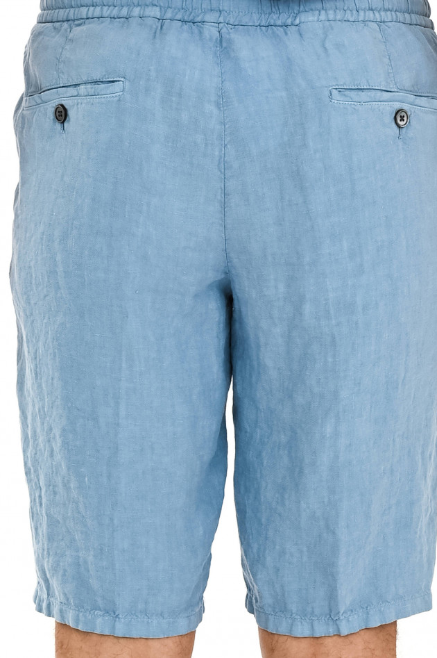 Windsor Leinen-Shorts CORTINO in Hellblau