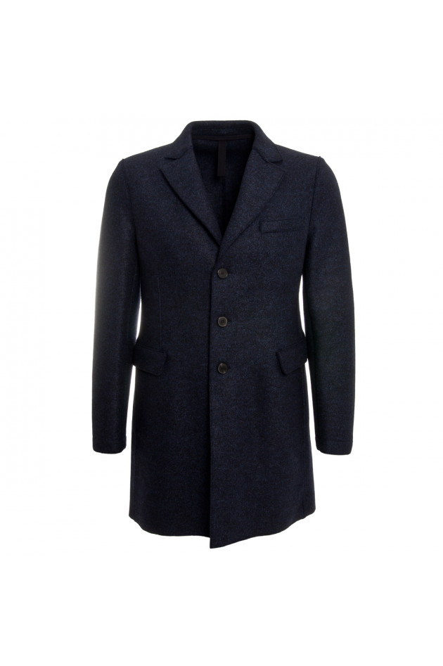 Harris Wharf London Wollmantel in Blau