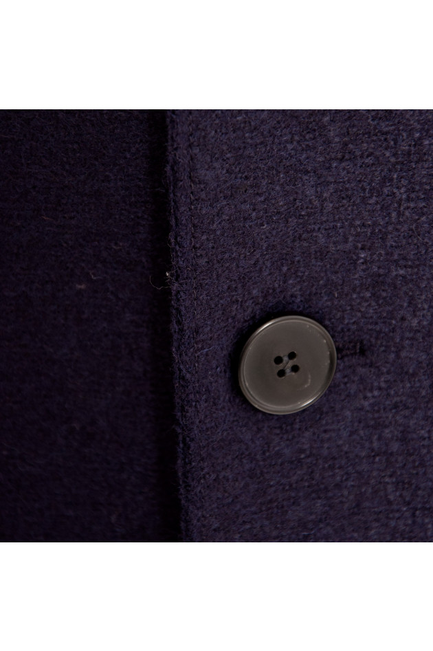 Harris Wharf London Wollmantel in Navy