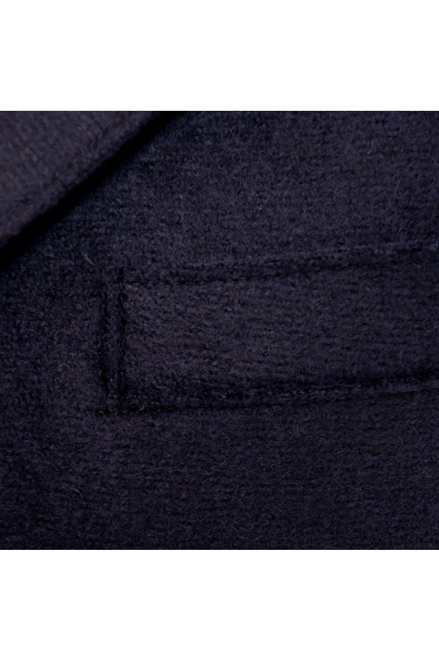 Harris Wharf London Wollmantel in Navy
