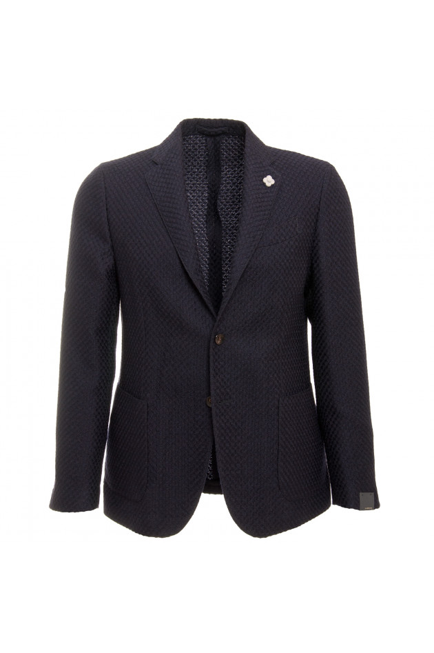 Lardini Wollsakko in Navy