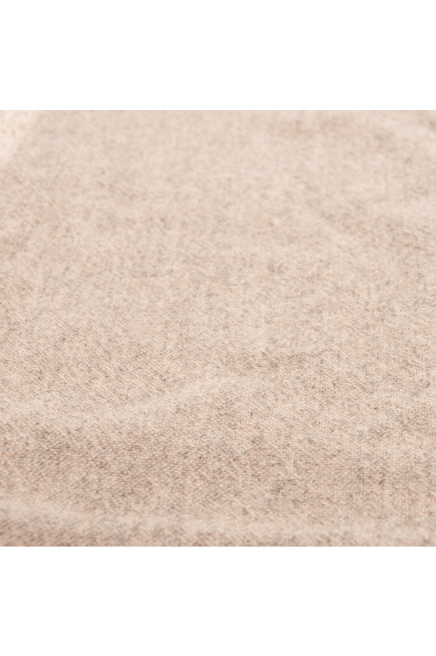 Pelo Wollschal in Beige/Grau