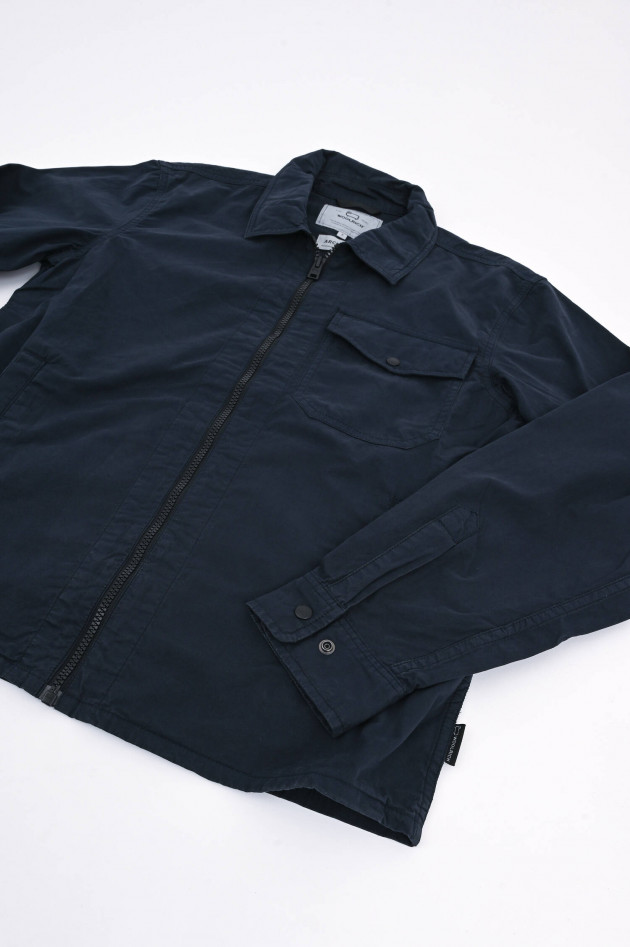 Woolrich Overshirt aus Baumwolle in Navy
