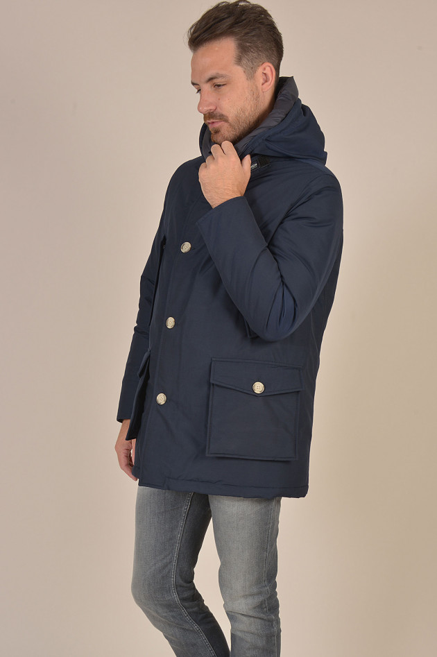 Woolrich Daunenparker in Navy