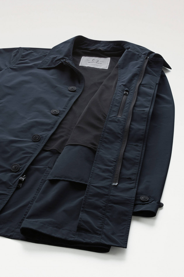 Woolrich Mantel NEW CITY CARCOAT in Navy