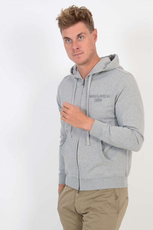 Woolrich Sweatjacke in Grau