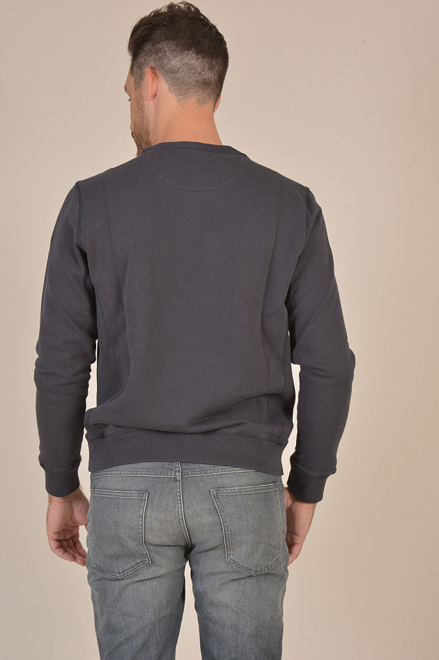 Woolrich Sweater aus Baumwolle in Antra/Blau