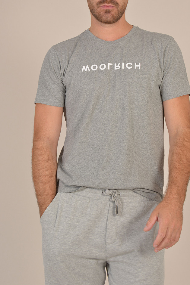 Woolrich T-Shirt aus Baumwolle in Grau