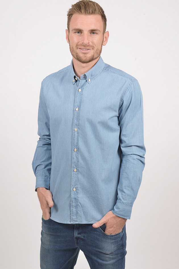 Xacus Jeanshemd in Hellblau