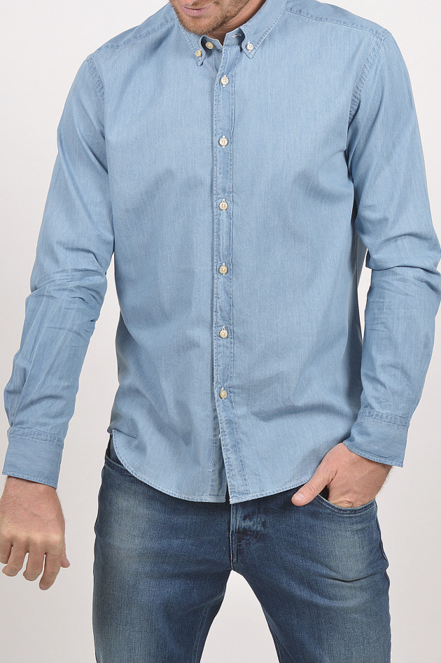 Xacus Jeanshemd in Hellblau