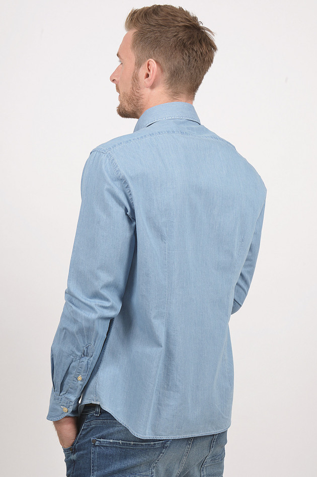 Xacus Jeanshemd in Hellblau