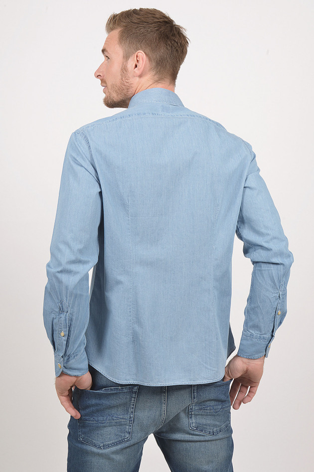 Xacus Jeanshemd in Hellblau