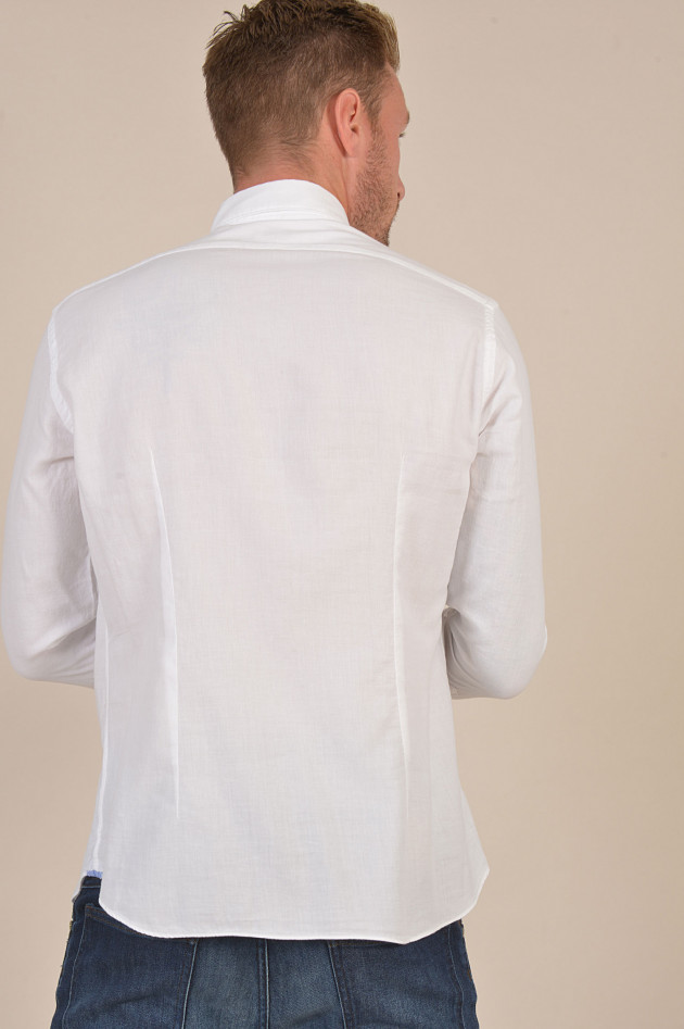 Xacus Hemd aus Baumwolle in Weiß