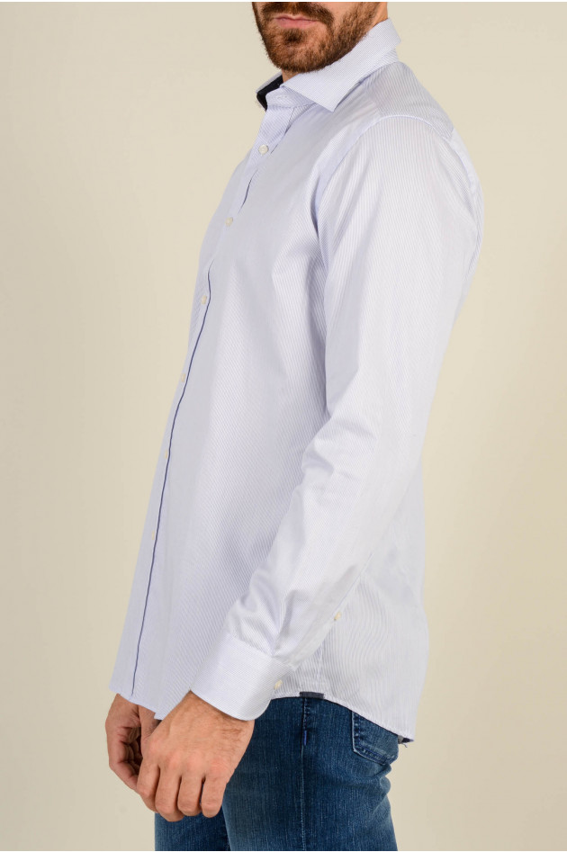 Xacus Hemd aus Baumwolle in Hellblau